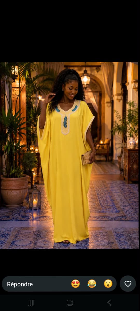 Robe en coton taille standard