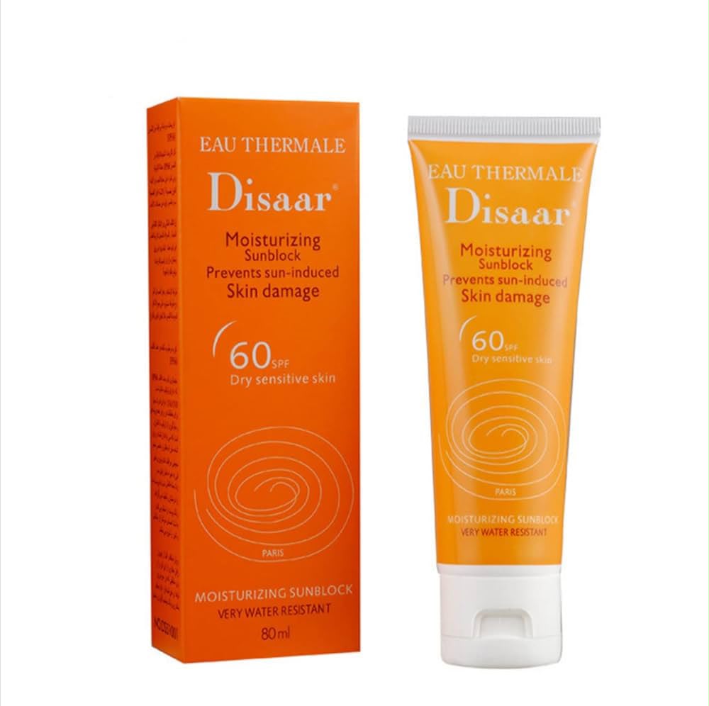 Crème Solaire Hydratante SPF 60 (80ml) – Protection Peaux Sèches & Sensibles — vue 1