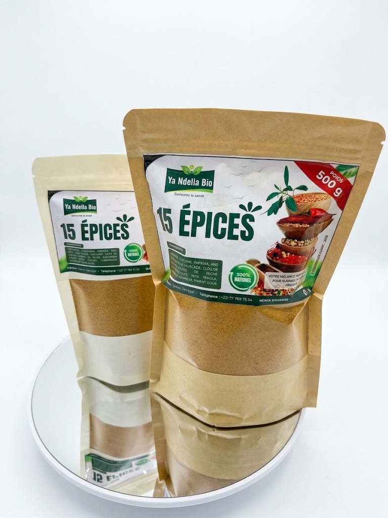 Mélange 15 épices Passe-partout – Ya Ndella Bio (250 g) — vue 1