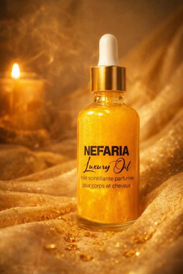 Huile Scintillante Parfumée Vanille - NEFARIA — vue 1