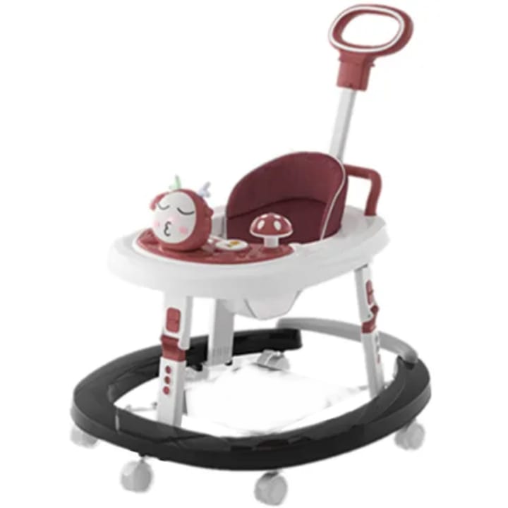 Trotteur Bébé Multifonction avec Canne Parentale & Plateau d'Éveil - 6 à 12kg — vue 1